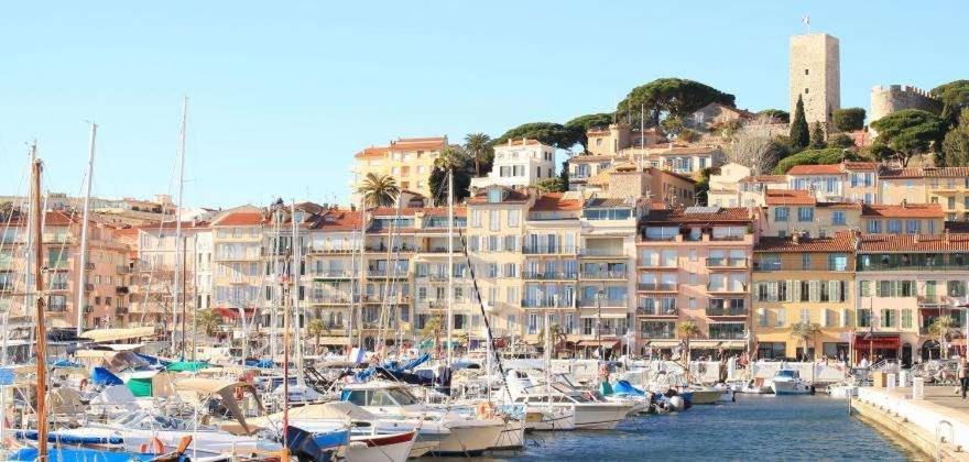 Cannes Plage 2Mn/45M2/Vue Mer/Inernet/Clim/Parking Prive Luaran gambar